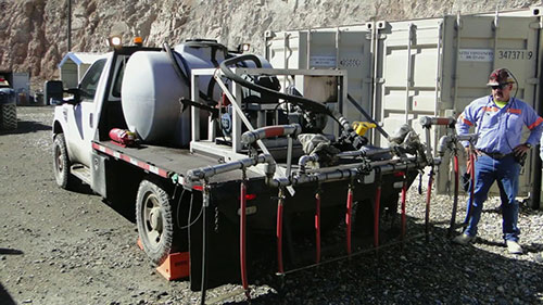 矿井中的粉尘治理和道路养护