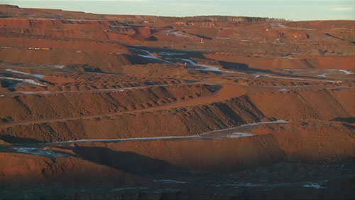 明尼苏达州的铁矿开采