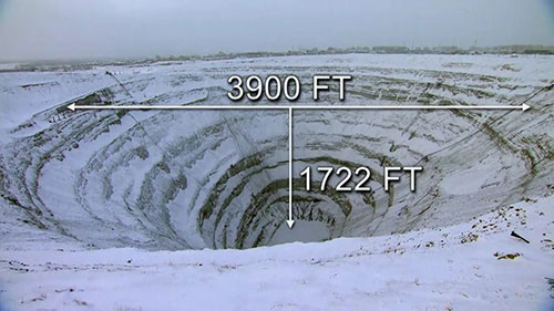 西伯利亚的全球最大钻石矿