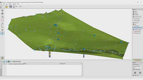 使用GEO5创建地质截面