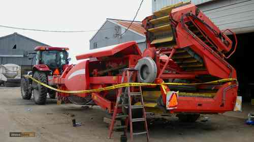 处理收割机伤人事故