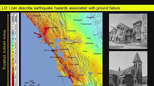 地震的危害——地面塌陷