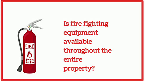 工作场所消防安全检查