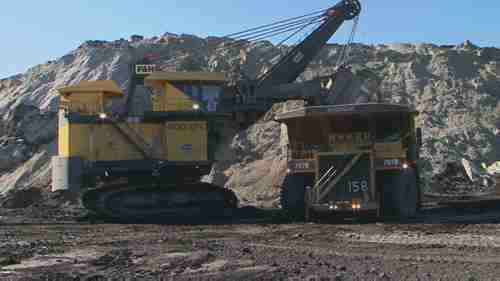 4100交流采矿铲使用演示