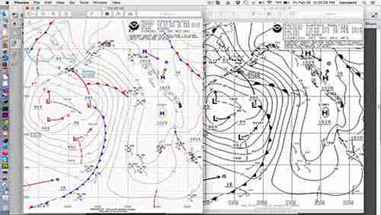 如何在气象图上书写内容