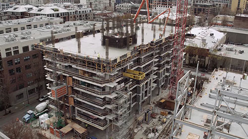 建筑工作中的跌倒防护