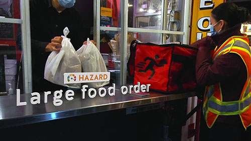 外卖工作的安全问题