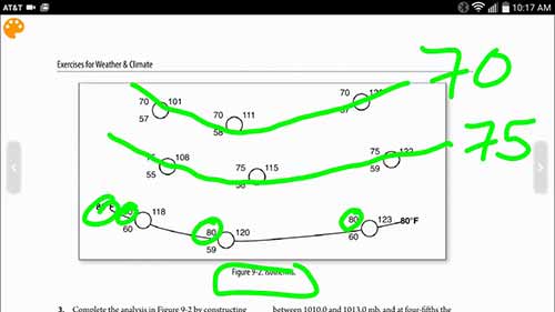 实验室天气图分析