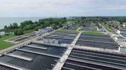 达芬溪的水污染控制工厂