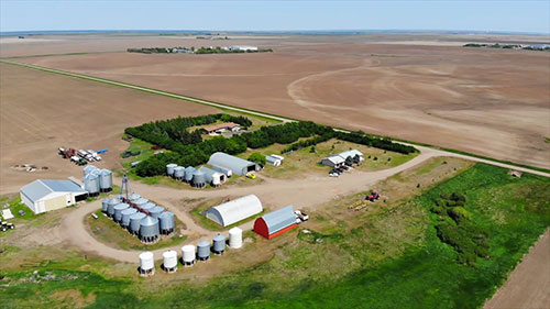 农场的大规模灌溉