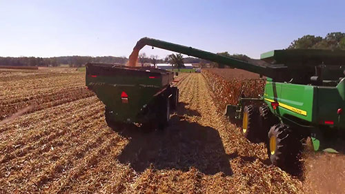 地下滴灌方式种植玉米