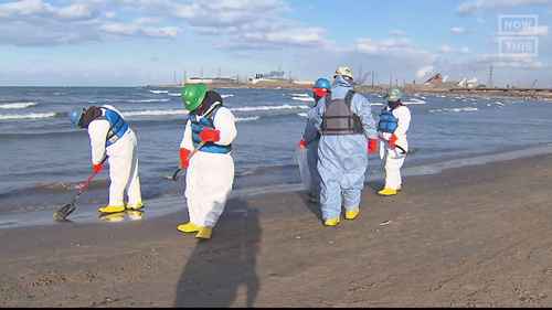 英国石油公司如何处理石油泄漏问题