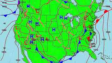 如何阅读天气地图