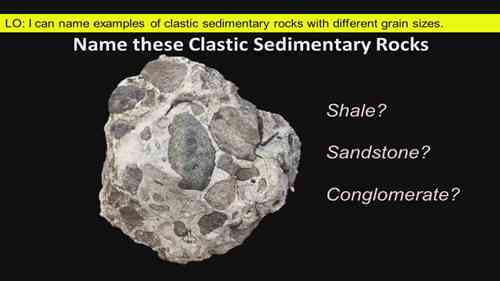碎屑沉积岩的颗粒