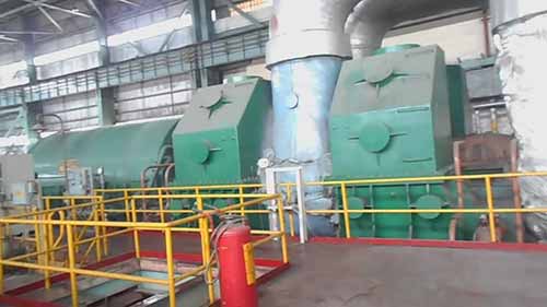 参观热电厂生产区