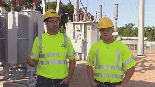 现场介绍变电站