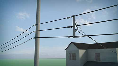 识别危险的输电线路