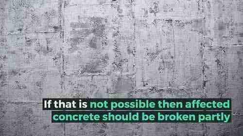 混凝土中的蜂窝状结构