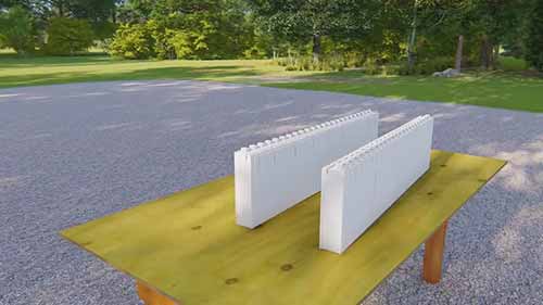 绝缘混凝土模板的安装