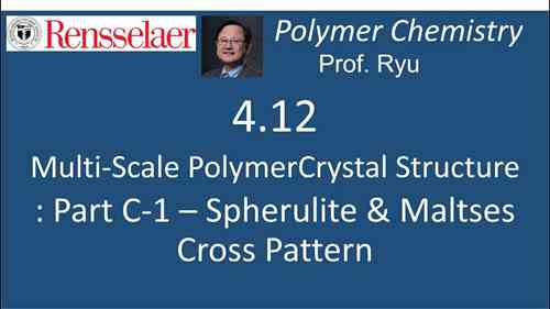 聚合物结晶态的多尺度结构