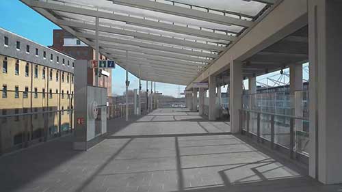 英国伦敦法院大楼站