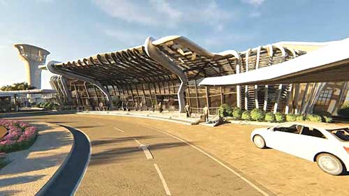 动画展示航空港设计