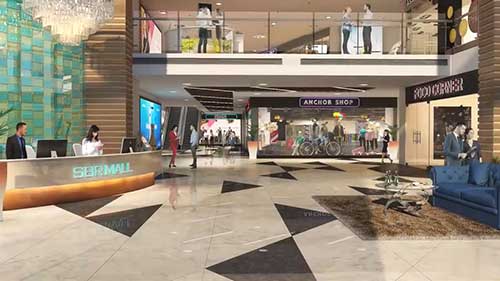 动画展示商场设计