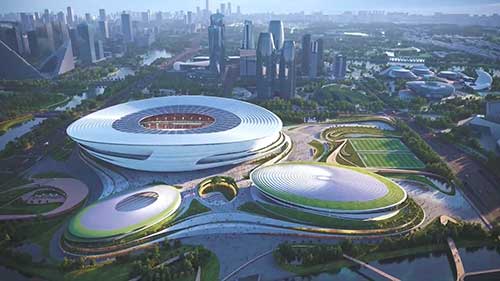 杭州国际体育中心的设计