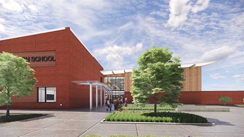 美国贝瑟尔高中的设计方案