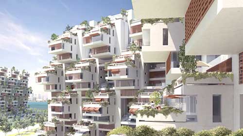 高密度的住宅建筑