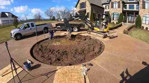 先进的喷泉施工