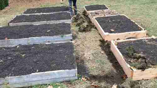 高设花台的滴灌系统