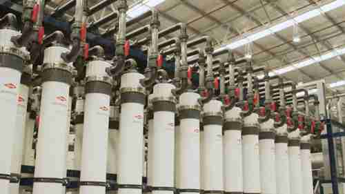 先进的水回收设施