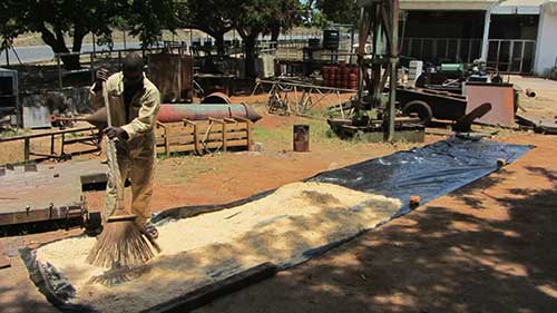 测定生物废弃物的含水量