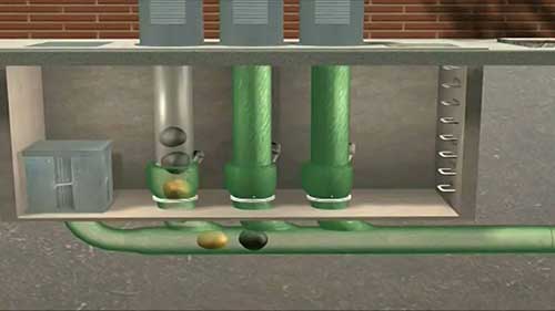 气动垃圾收集系统