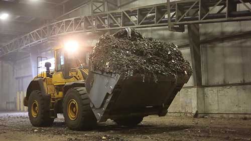 美国哈密尔顿的中央堆肥设备