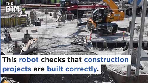 巡视工地的机器人