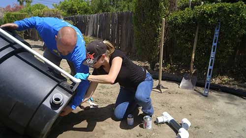 打造锦鲤池 2 过滤管道