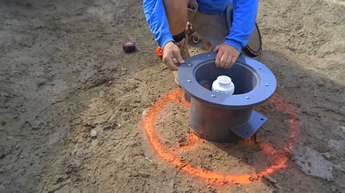 打造锦鲤池 7 排水装置与设计