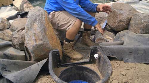 打造锦鲤池 19 撇渣器