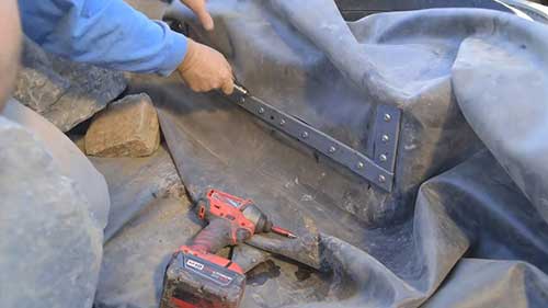 打造锦鲤池 28 瀑布过滤器