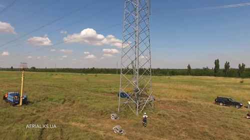 高压线路的铺设