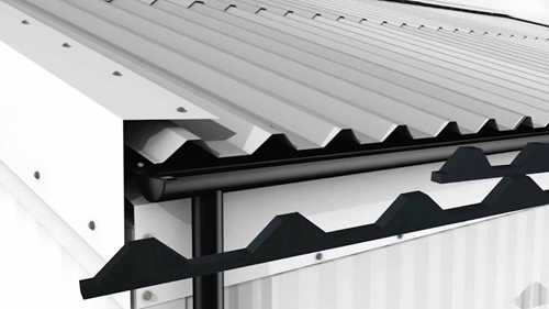 安装34/1000型压型钢板