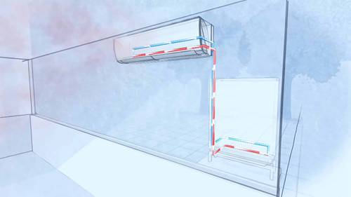 全屋无风道送风空调系统