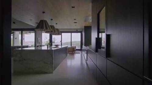 受巴西现代主义启发的混凝土房屋