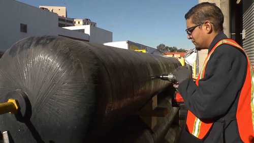 压缩天然气储罐的处理