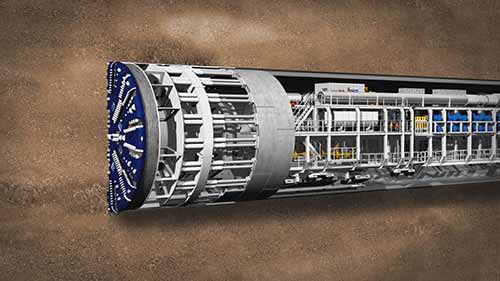 巨型隧道掘进机