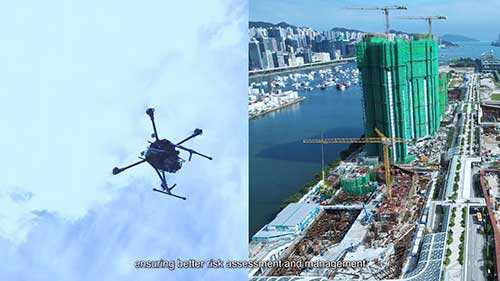 智能建造：用5G无人机增强工地安全  