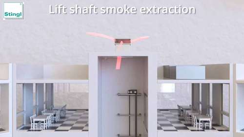 电梯井道排烟