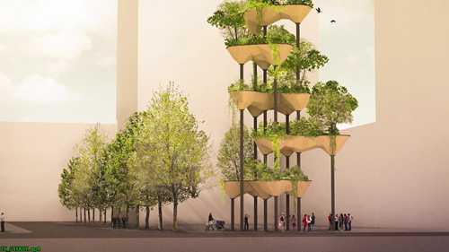 机器人建造新的空中花园